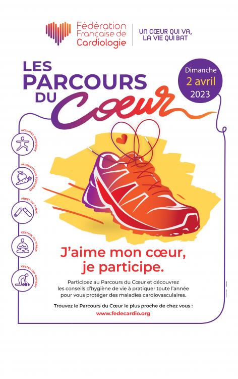 Affiche - Parcours du coeur Tarnos