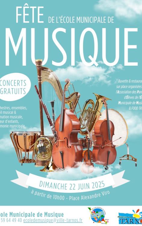 Fete de l'Ecole Municipale de Musique Dimanche 22 juin salle Maurice thorez