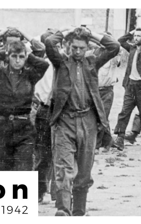 Exposition sur les rafles de 1942 et le début du génocide expo de l'ANACR