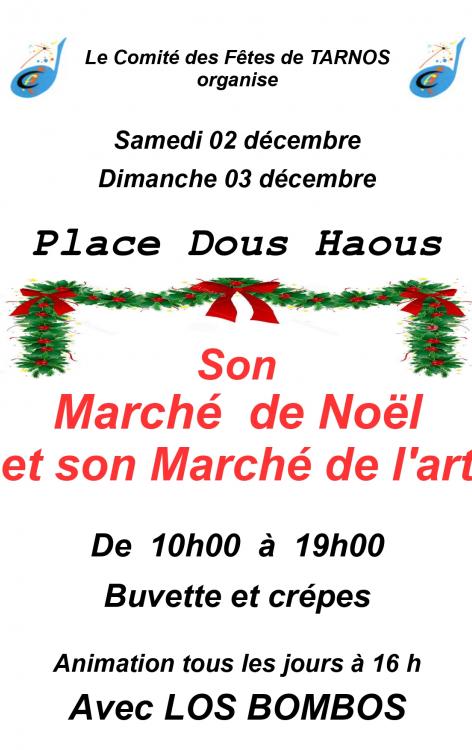 le comité des fêtes fait son marché de noel le 2 et 3 décembre
