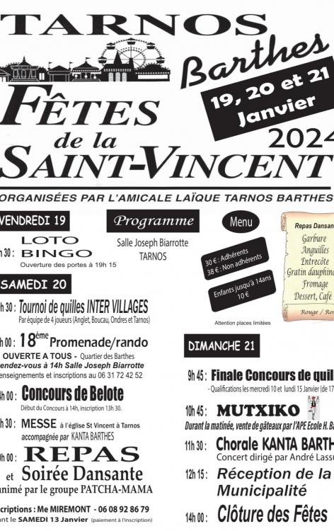 Fête de la st Vincent organisée par ALTB à Tarnos
