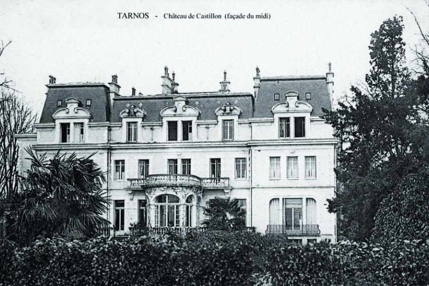 Château de Castillon, façace du Midi. Années 1940, Ville de Tarnos 