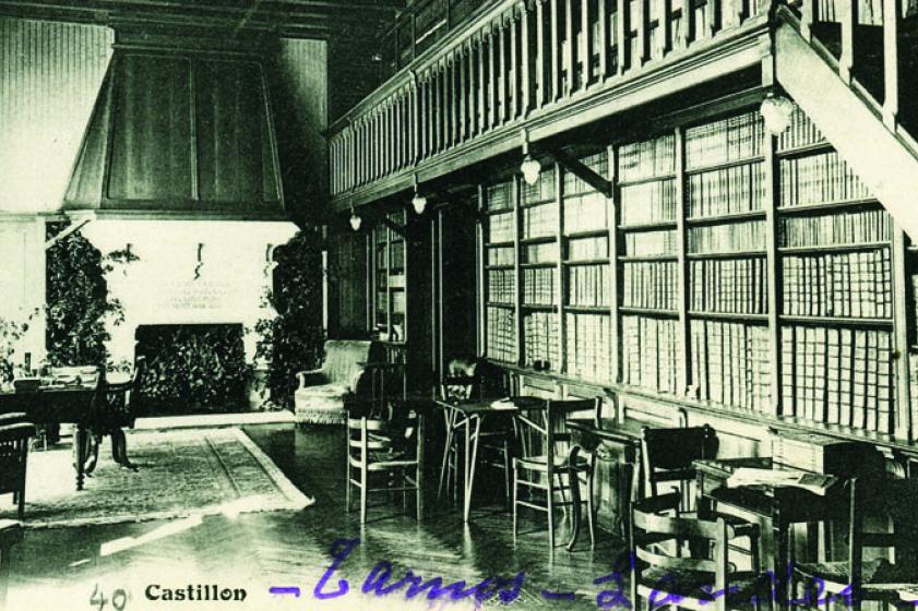 Bibliothèque du château de Castillon. 1940, Ville de Tarnos