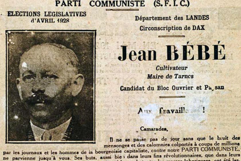 Jean Bébé - Elections législatives de 1928