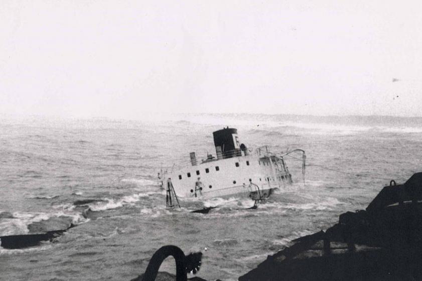 Naufrage du Romulus. Décembre 1969, CCI de Bayonne