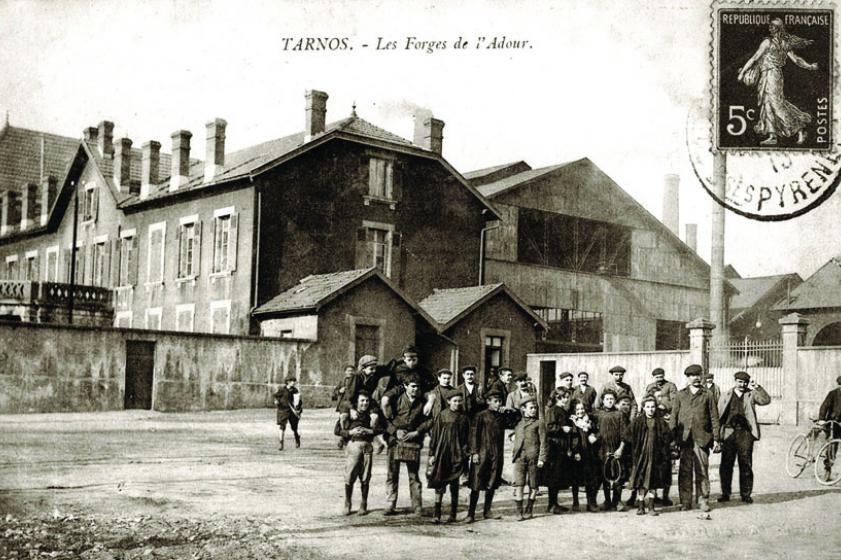 Apprentis ouvriers des Forges de l'Adour. 1913, Ville de Tarnos