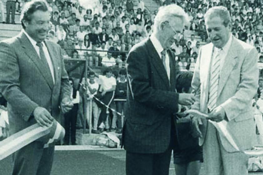 Inauguration du Parc des Sports. 1986, Ville de Tarnos