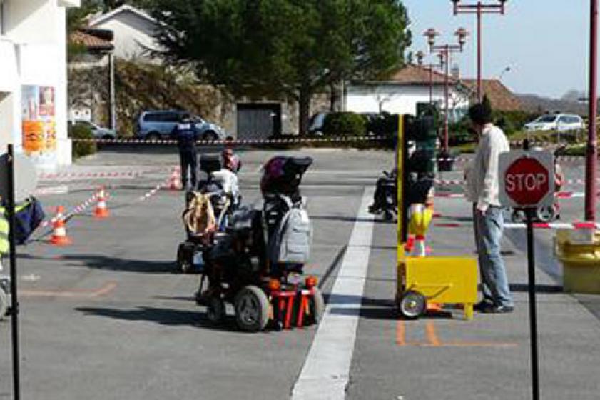 prévention routière à mobilité réduite