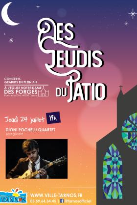 Premier concert des jeudis du Patio à l'église des Foges le 24 juillet à 19h
