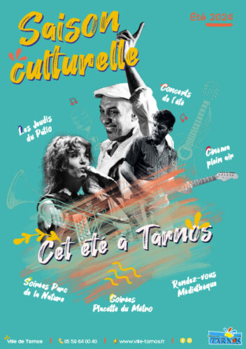 Couverture de Agenda Culturel Été 2024 - Publication Tarnos