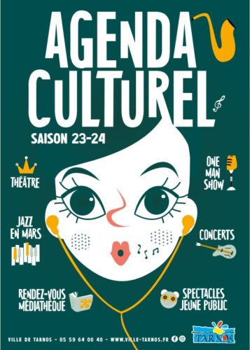 Couverture de Agenda culturel saison 2023-2024 - Publication Tarnos