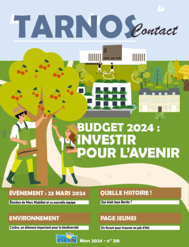 Couverture de Tarnos Contact n°218 - Publication Tarnos